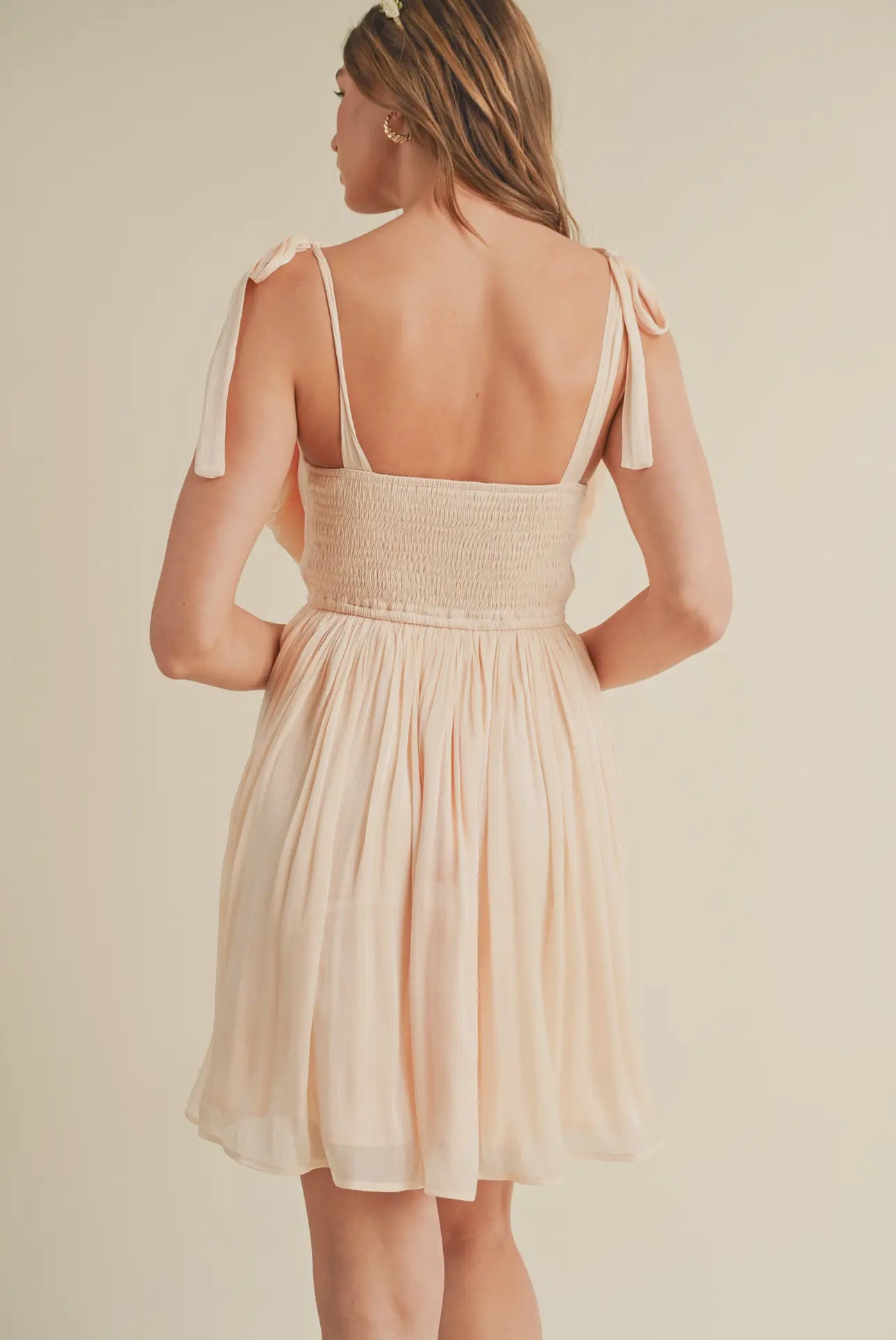 Oversized Rosette Mini Dress