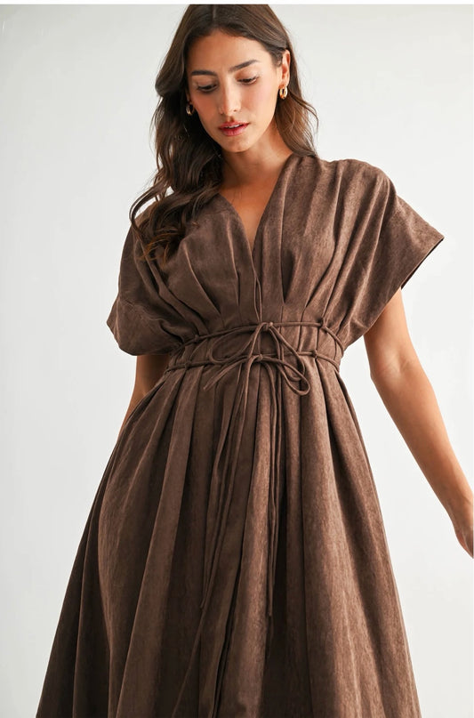 The Brown Vesper dress
